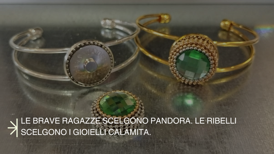 Le Brave Ragazze Scelgono Pandora. Le Ribelli Scelgono i Gioielli Calamita.