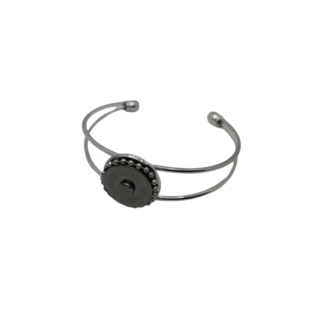 bracciale calamita silver componibile e regolabile
