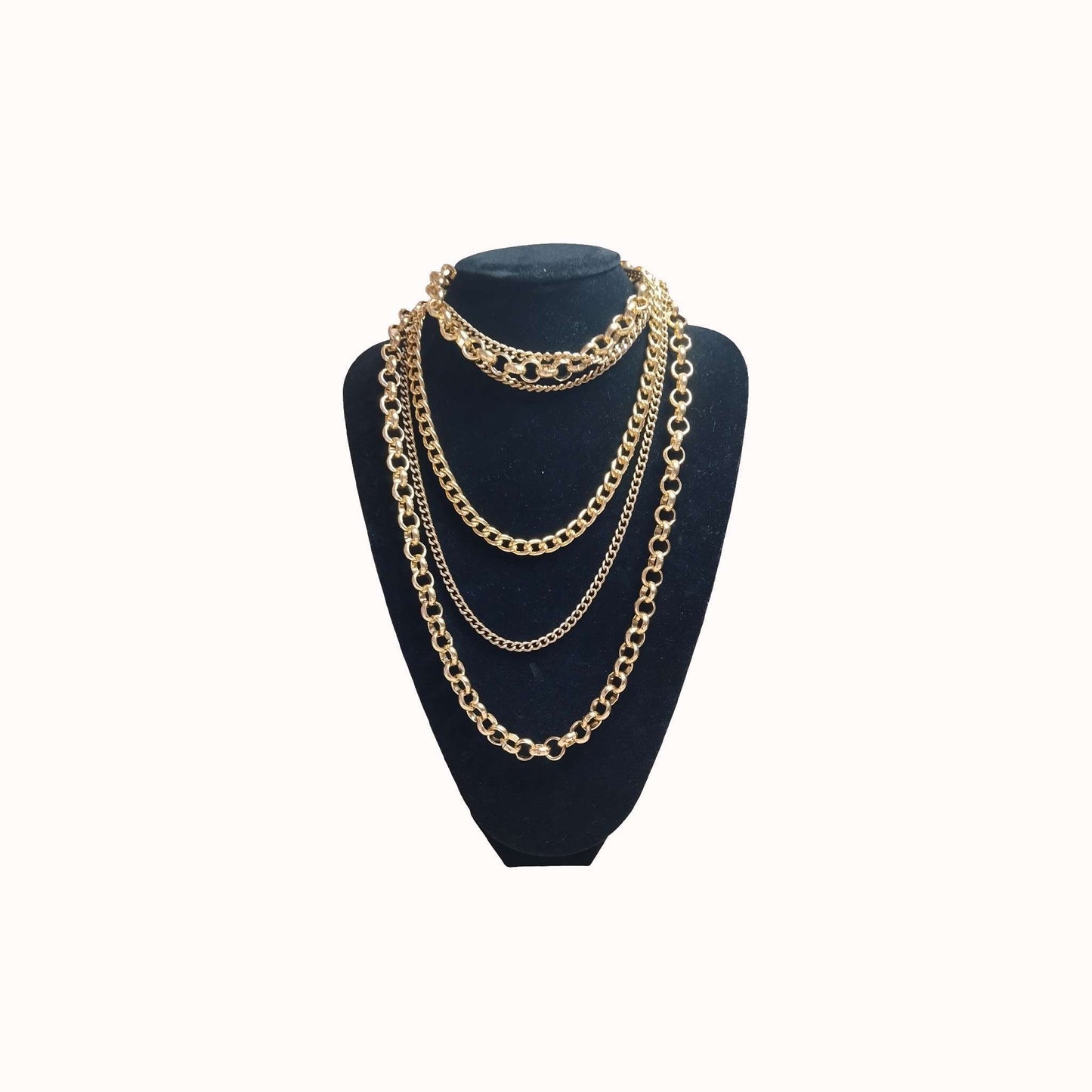COLLANA MULTIFILO GOLD PLEASURE ROCKABILLY - Collana Calamita