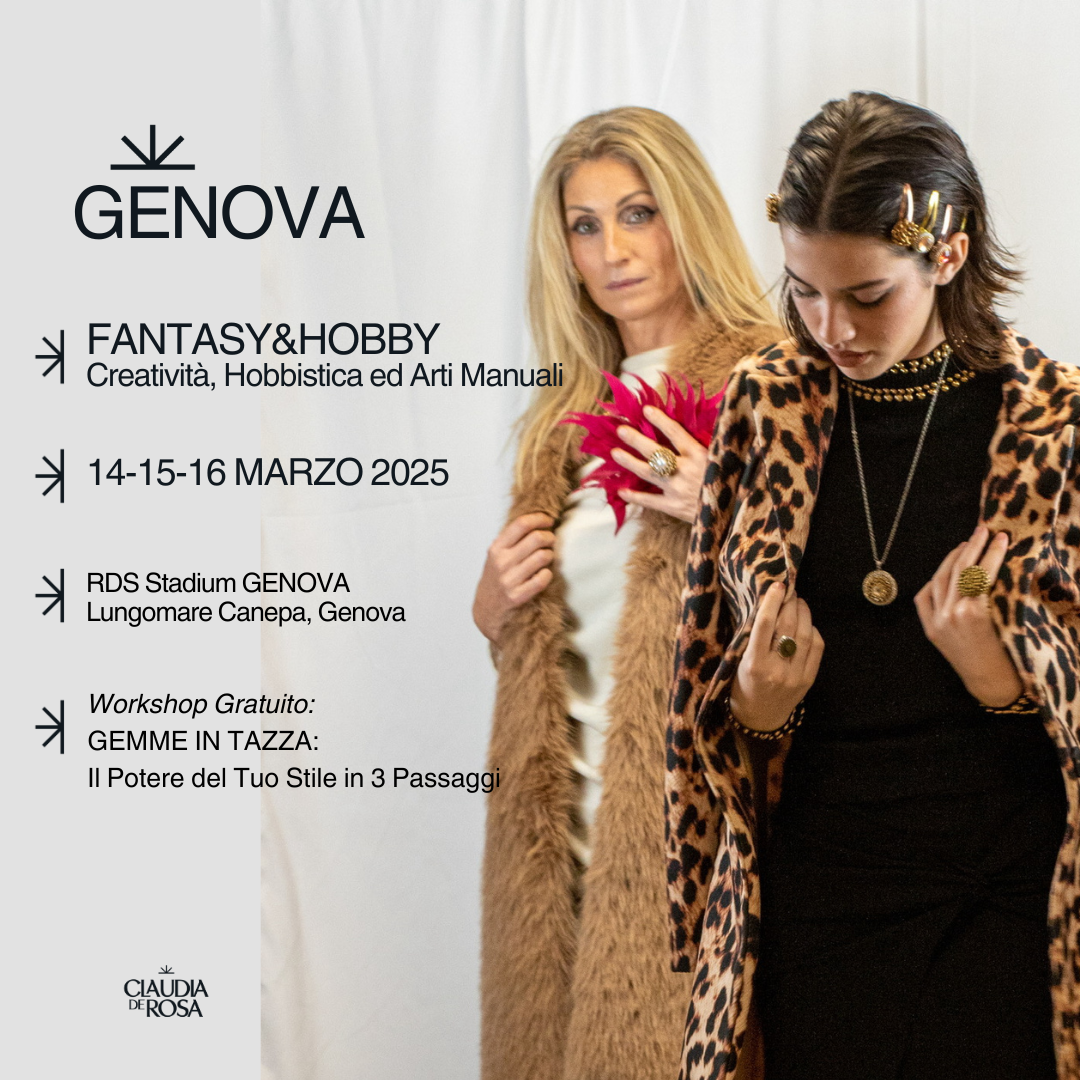 Workshop gratuito gemme in tazza_fantasy e hobby_genova 2025