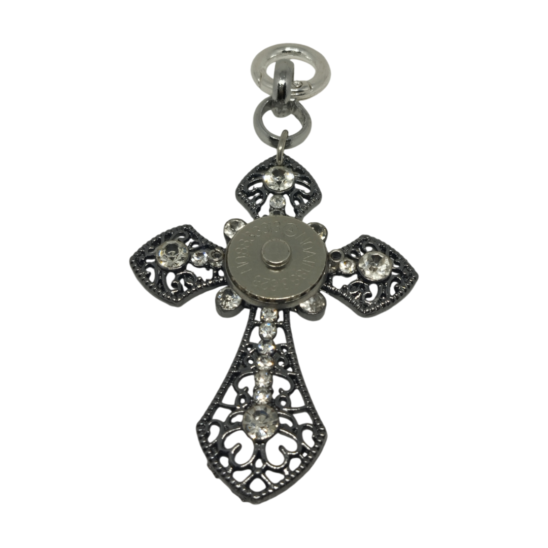 CHARM CALAMITA CROCE BLACK - Charms Calamita