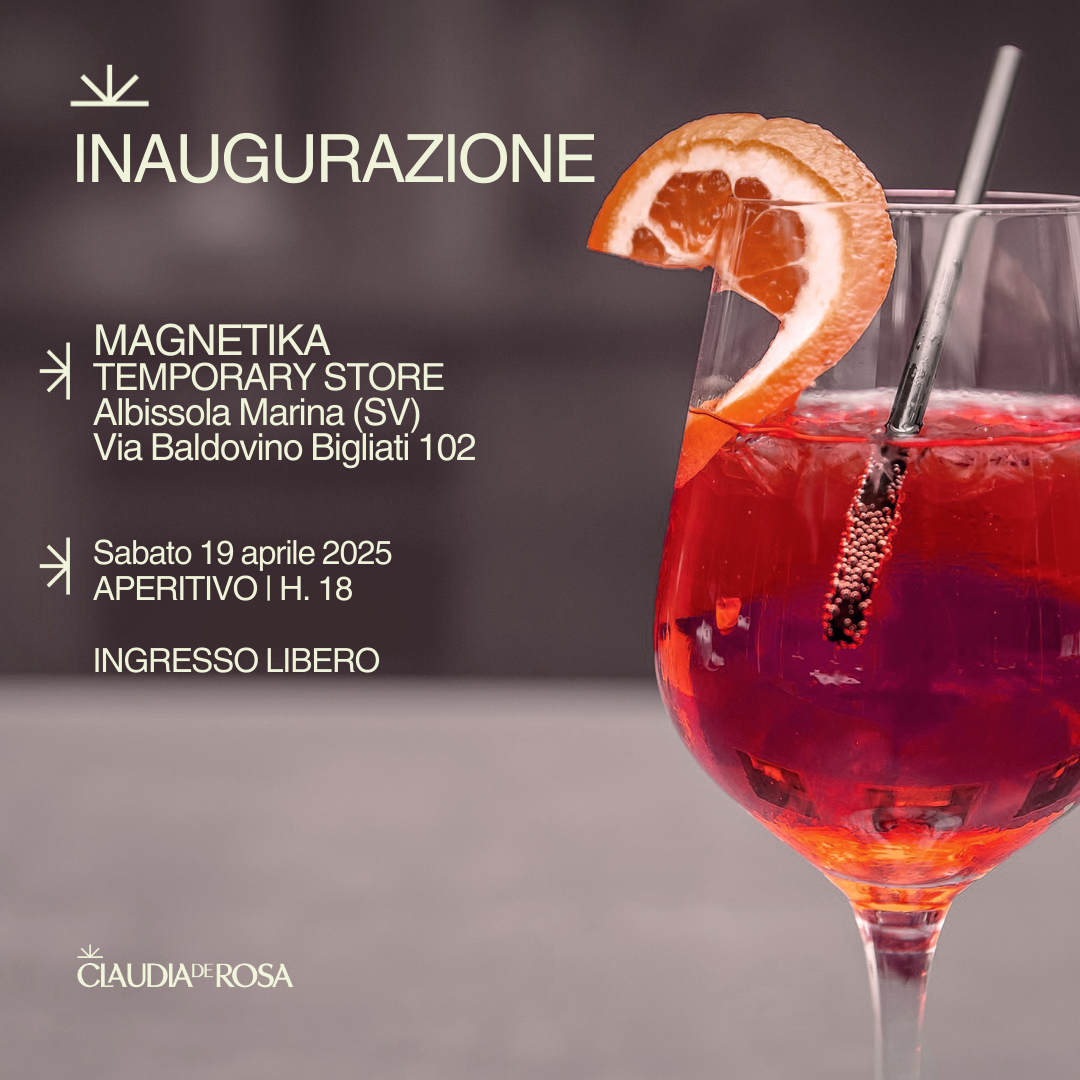 Cose da fare ad Albissola Marina _Inaugurazione Magnetika Temporary Store ad Albissola Marina dal 19 aprile al 04 maggio