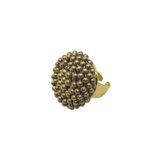 anello rockabilly khaki, anello statement