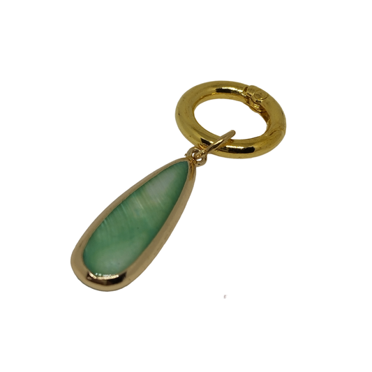 Charm Lacrima Verde Mare - Charms