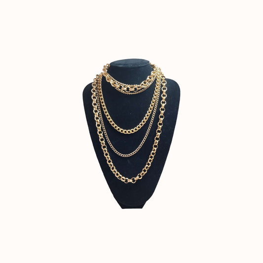 COLLANA MULTIFILO GOLD PLEASURE ROCKABILLY - Collana Calamita