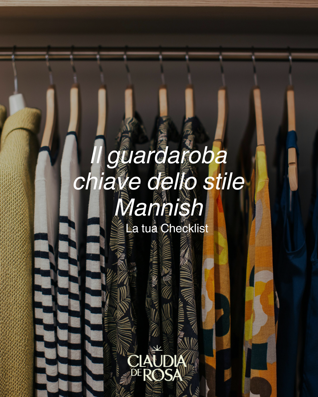 Il guardaroba chiave dello stile mannish - checklist da scaricare