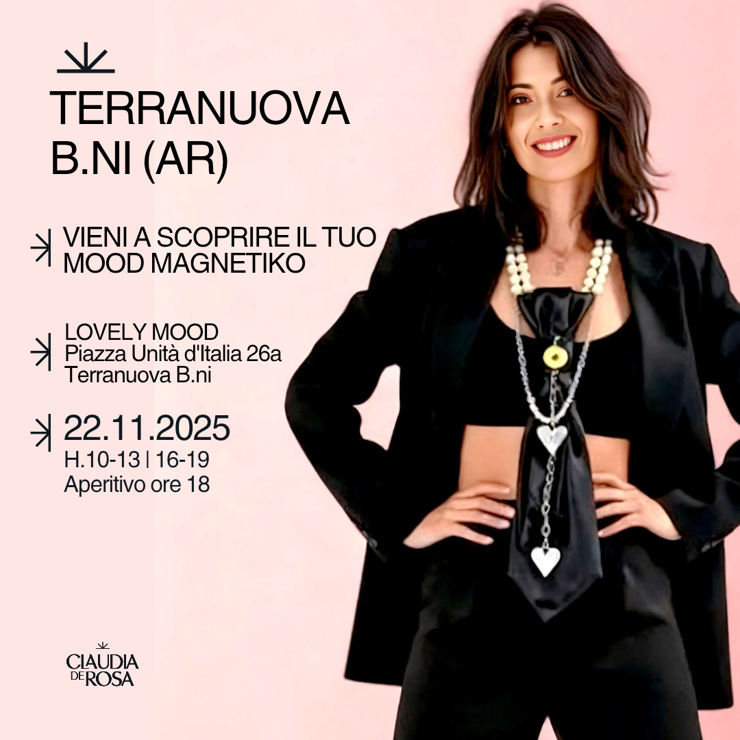 Claudia De Rosa Jewelry ospite di Lovely Mood a Terranuova Bracciolini 