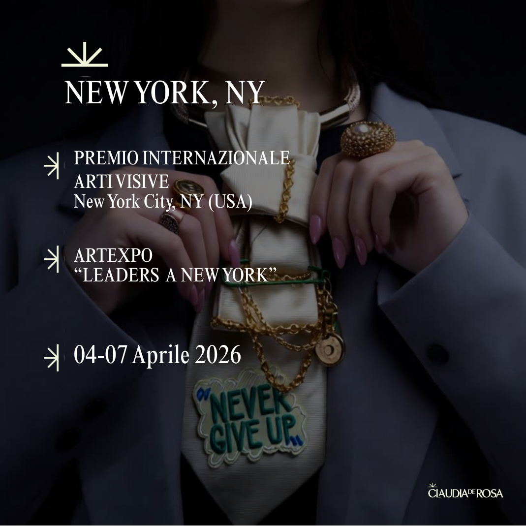 Claudia De Rosa Jewelry Premio Internazionali Arti Visive _ NEW YORK dal 4 al 7 Aprile 2026