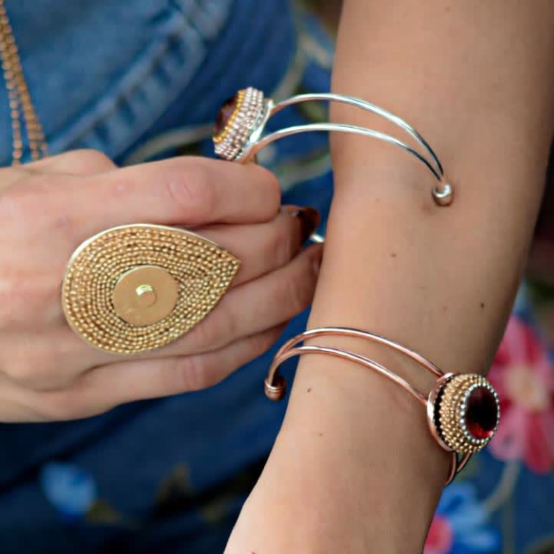 set bracciale calamita + clap calamita claudia de rosa jewelry