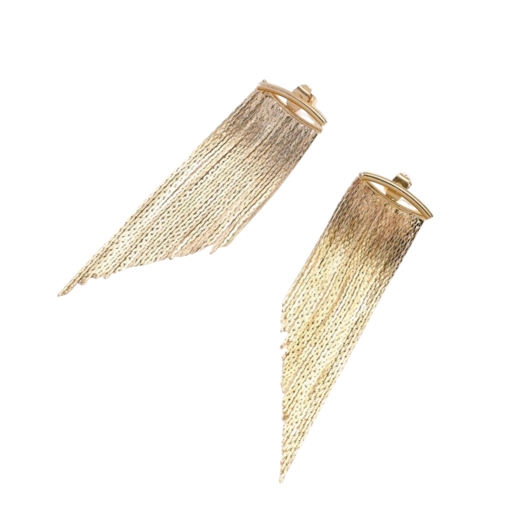 Orecchini Dynamite Rockabilly pendenti oro giallo 