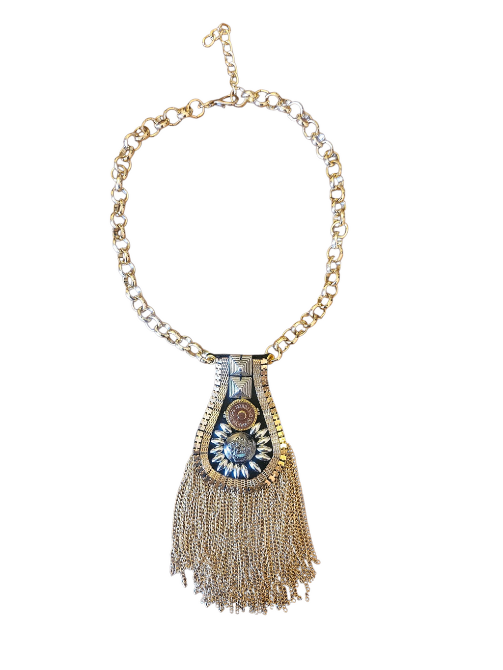 Collana Mannish Calamita oro con catena rolo